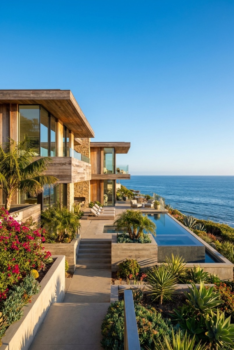 Beautiful Solana Beach properties and coastline